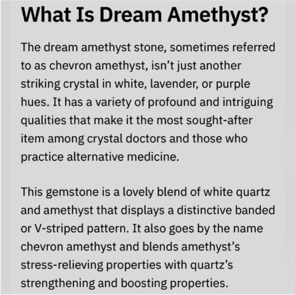 Natural Stone aurelite Canadian chevron super 23 Dream Amethyst Crystal - Picture 7 of 15